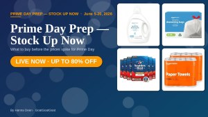 Prime Day Prep — Stock Up Now: What to buy before the prices spike for Prime Day