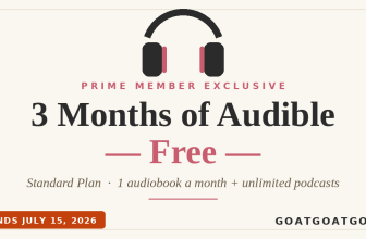 Prime Members: Get 3 Months of Audible Free (Standard Plan) — 2026 Guide