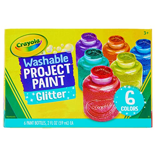 Crayola Washable Glitter Paint Set (6-Count)