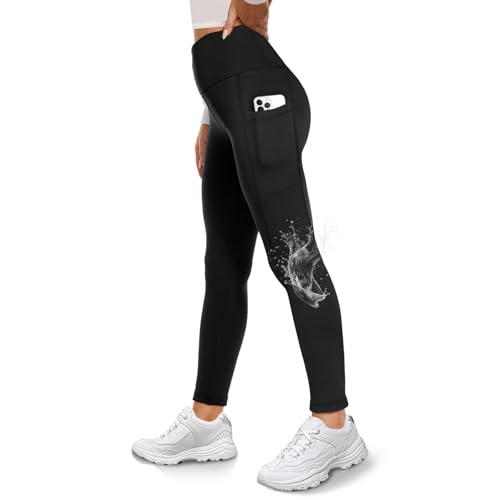 Fleece-Lined Leggings with Pockets
