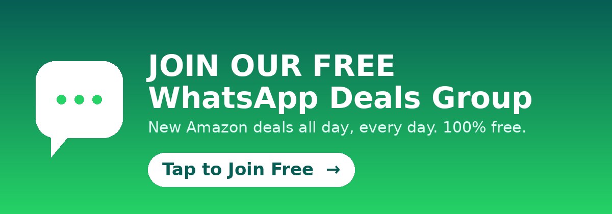 Join our free WhatsApp deals group — new Amazon deals all day, every day