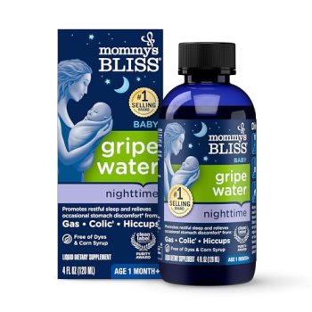 Mommy’s Bliss, Bottle, Mommy’s Bliss Night Time Gripe Water for Baby’s Tummy Tro