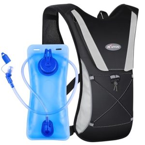 KUYOU Hydration Water Backpack, Insulated Running Vest Hydration Backpack with 2