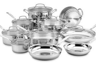 Cuisinart 17-Piece Stainless Steel Cookware Set