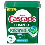 Cascade Complete Dishwasher Pods – Fresh Scent ActionPacs