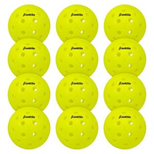 Franklin Sports x-40 Performance Outdoor Pickleballs – Usapa Approved (12 Pack)