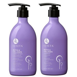 Luseta Biotin & Collagen Shampoo and Conditioner Set for Thinning Hair