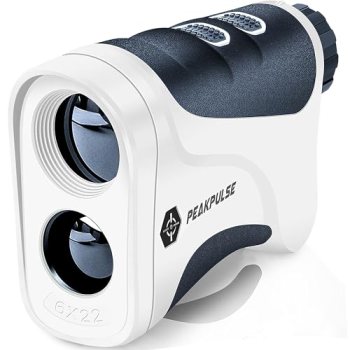 PEAKPULSE Golf Rangefinder 650 Yards with Pin Seeker & 6X Magnification