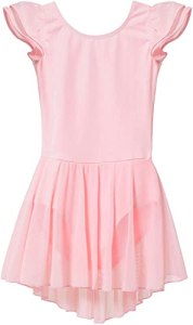 MdnMd Ballet Leotards for Girls Toddler Dance Ballerina Leotard Outfit with Skir