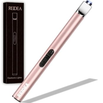 REIDEA Candle Lighter Long USB Rechargeable Arc Windproof Flameless with Safety