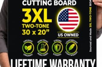Greener Chef 30 x 20 Organic Extra Large Cutting Board with Lifetime Replacement