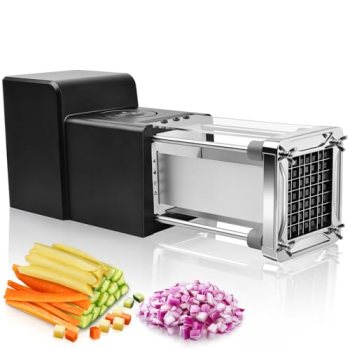Electric French Fry Cutter, Sopito Commercial Grade Potato Cutter with 1/2-Inch