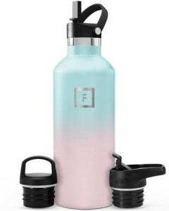IRON °FLASK Camping & Hiking Hydration Flask with Straw