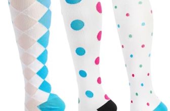 SB SOX 3-Pair Compression Socks, 15-20mmHg (L/XL, 09 – Multi-color)