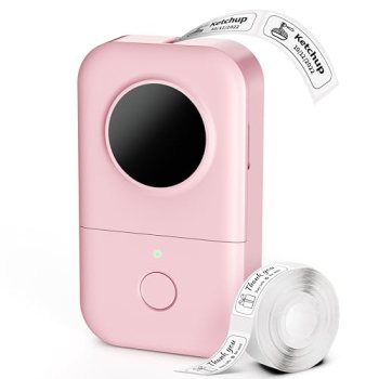 Phomemo Label Maker, Bluetooth Mini Portable Label Printer for Home School