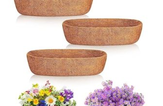 JISON21 Coco Liner 36 Inch, 3PCS Replacement for Hanging Planter Baskets