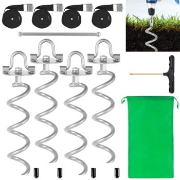 MIXXIDEA Gound Anchors Screw in