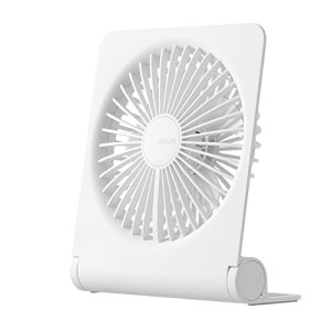 JISULIFE Small Desk Fan, Portable Travel with 4500mAh Battery