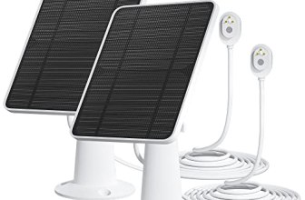 Solar Panel Charger Compatible with Arlo Pro 5S/Pro 4/Pro 3/Pro 3 Floodlight/Ult
