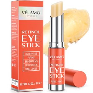 VELAMO ADVANCED Retinol Eye Stick: Renewing & Firming Under Eye Balm for Dark Ci