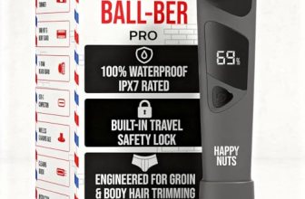 HAPPY NUTS The Ballber Pro Electric Groin & Body Hair Trimmer for Men