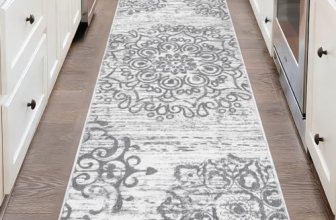 HEBE Hallway Runner Rug 2’x6′ Washable Vintage Kitchen Rugs Non Slip Laundry Rug
