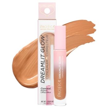 Pacifica Concealer – DreamLit Glow Full Coverage Concealer for Puffy Eyes & Dark