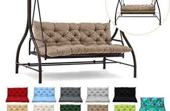 RUFXIEZW Waterproof Porch Swing Cushion Replacement