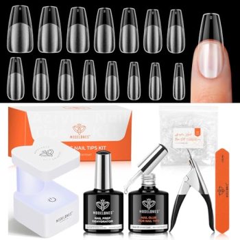 modelones X Nail Gel Kit Medium Coffin