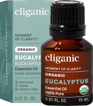Cliganic USDA Organic Eucalyptus Essential Oil