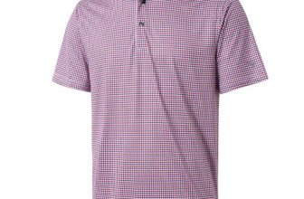 Golf Shirts for Men Dry Fit Short Sleeve Print Performance Moisture Wicking Polo