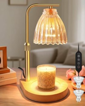 Candle Warmer Lamp with Timer & Dimmer