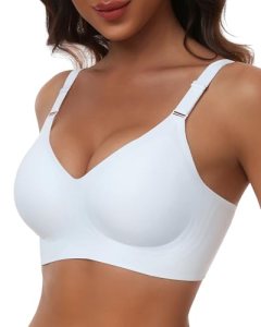 HORISUN No Underwire Seamless Full Coverage Bras for Women Regular & Plus