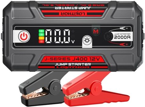 LOKITHOR J400 Jump Starter – 12V 2000A Lithium Battery Jump Pack
