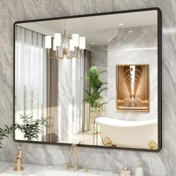 pertetey New Upgrade Bathroom Mirror