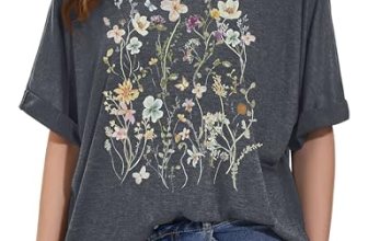 Oversized T-Shirt for Women Summer Short Sleeve Casual Basic Tee Tops Loose Fit