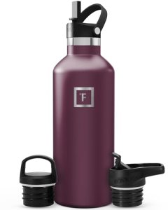 IRON °FLASK 32 oz Narrow Mouth Water Bottle with 3 Lids