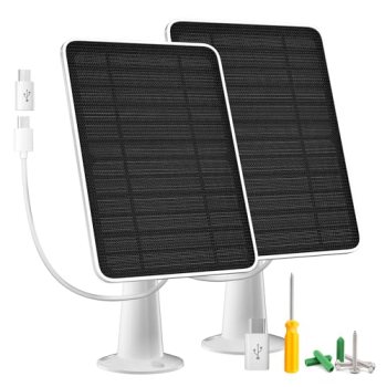 Solar Panel Charger Compatible with Arlo Essential 2K Outdoor(2nd Gen)/Essential
