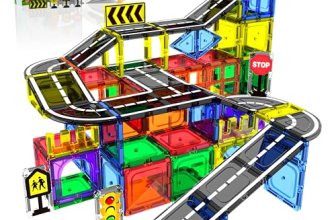 Magnetic Tiles – Road Set, Magnetic Building Blocks