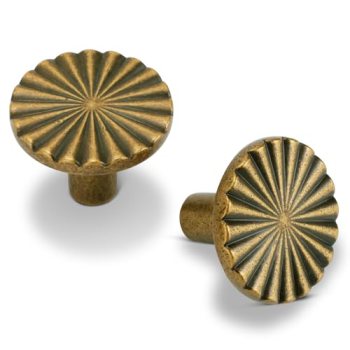 Yagman 5 Pack Kitchen Cabinet Knobs Round Sunflower Dresser Knob Modern Drawer H