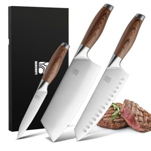 HAOCHUYI 3-Piece Professional Chef Knife Set