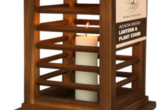 Green Alluvium Premium 11.5″ H Lantern Decorative Indoor & Outdoor