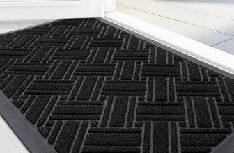 OLANLY Indoor Outdoor Mat, Sturdy Natural Rubber Floor Mat