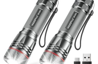 WdtPro Rechargeable Flashlights High Lumens