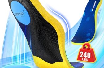 240+lbs Plantar Fasciitis Relief Insoles Men