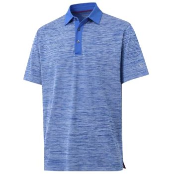 M MAELREG Mens Golf Shirt Short Sleeve Dry Fit Moisture Wicking Heather Pique Ca