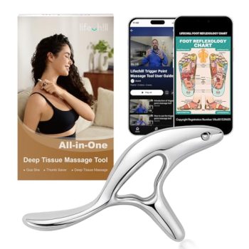 lifechill Trigger Point Massage Tool for Pain Relief Deep Tissue & Gua Sha