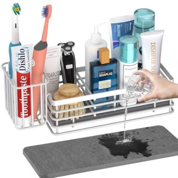 Yofidra Sponge Holder for Kitchen Sink Organizer Caddy: Sink Sponge with Instant