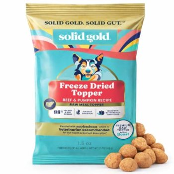 Solid Gold Freeze Dried Dog Food – W/Real Beef