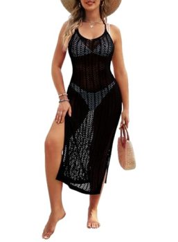 Pink Queen Summer Beach Dresses for Women 2026 Halter Backless Bathing Suit Cove